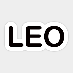 LEO Sticker